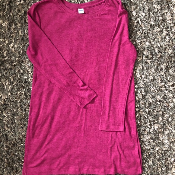 OLD NAVY Quarter Sleeve Ribbed Tunic | S - Picture 2 of 3